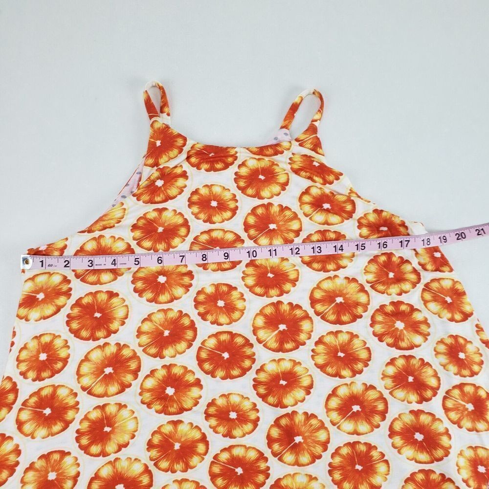 Porridge Anthropologie Floral Cami Top Womens Medium Orange Swing Layered Tank - Picture 12 of 12